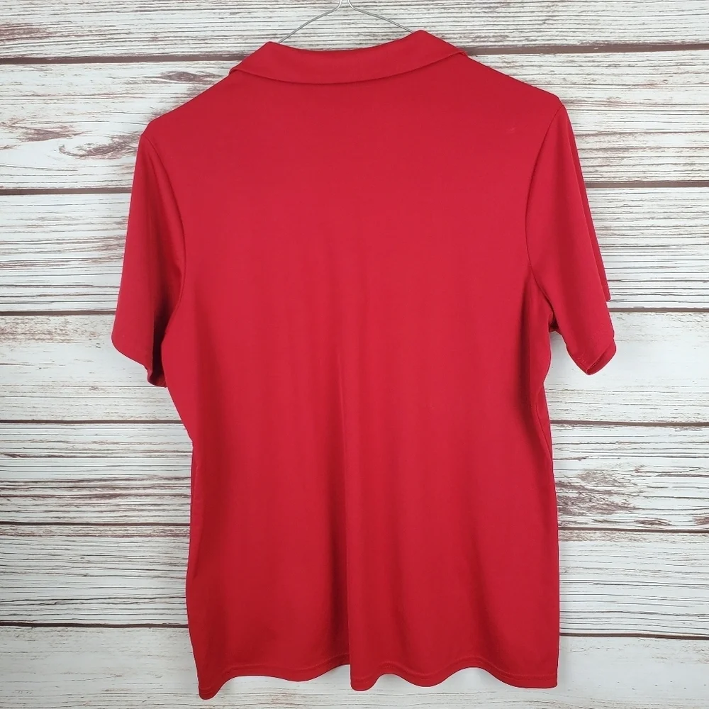 Lot of 3 Antigua Womens XL NHL Carolina Hurricanes Red/Black Polo Shirts - Picture 5 of 15